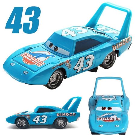 Disney Cars Nr. 43 Dinoco The King Die-Cast Bil - Perfekt for barns samlinger