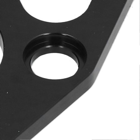 Takajarrusatulan kiinnikeadapteri moottoripyörälle sähköskootterille 22 cm jarrulevylle 8,2 cm radiaalijarrusatulalle