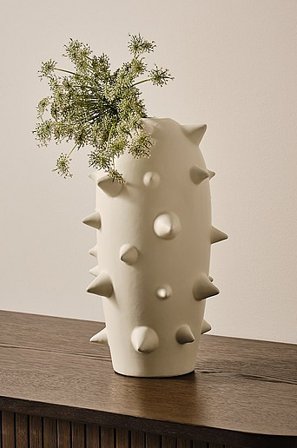 Jotex - Vase Naturlig hvid - SPIKE - Køb Dekoration hos Jotex