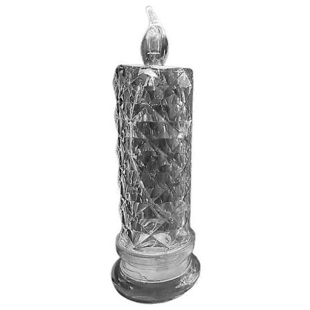 Fusk Kristall LED Ljus Ljus Flamfri Nattlampa Rosmönster Projektion Ljus Kompatibel med Hem Qinhai