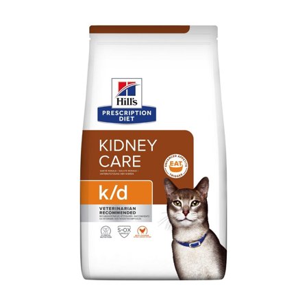 Hill's Prescription Diet K/D Kidney Care Crocchette Di Pollo Per