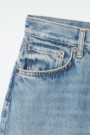 COS Femme Jean Droit Shift in Bleu