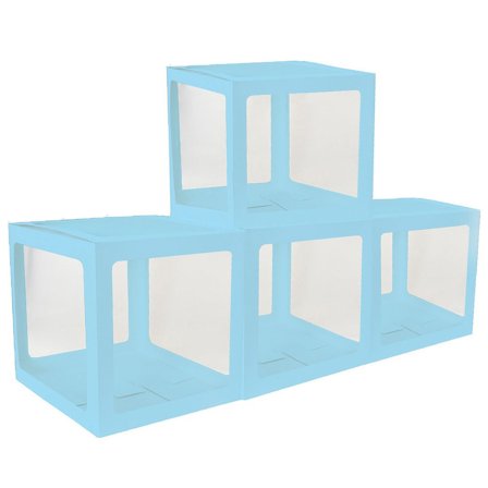 Æsker Gennemsigtig/Blå 4-pak