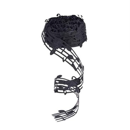 1 rulle 10 Yards musiknotebånd hult udskåret node