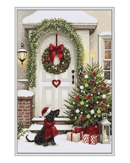 Stickpackung Bild Vorfreude auf Weihnachten