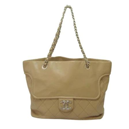 Chanel Vintage Pre-owned Læder totes inbo, Dame Vintage Tasker, Størrelse: ONE Size