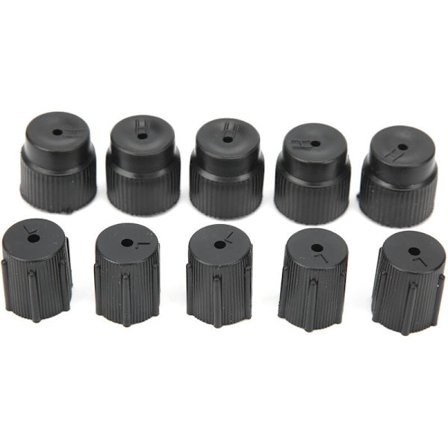 10 st universella luftkonditioneringsservice lock A/C reparationskylningsport lock Autotillbehör