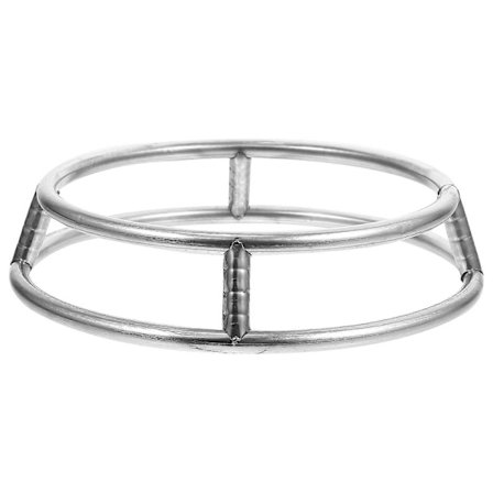 Dobbeltlags grytestativ i rustfritt stål, varmebestandig rundt grytestativ