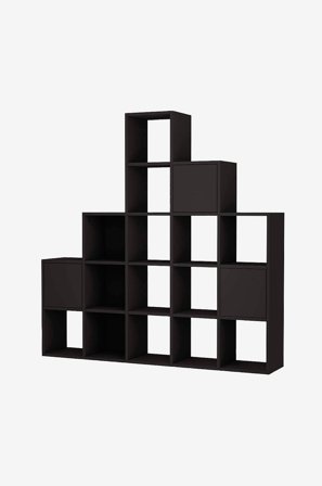 Hanah Home - Bokhylla Linnea - Svart - Bokhyllor - Från Homeroom