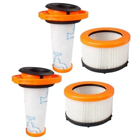 4 st Vakuumfilter för Rowenta X-FORCE FLEX 9.60 RH20xx ZR009010 ZR009012 Reservdelar Effektiv Rengöring
