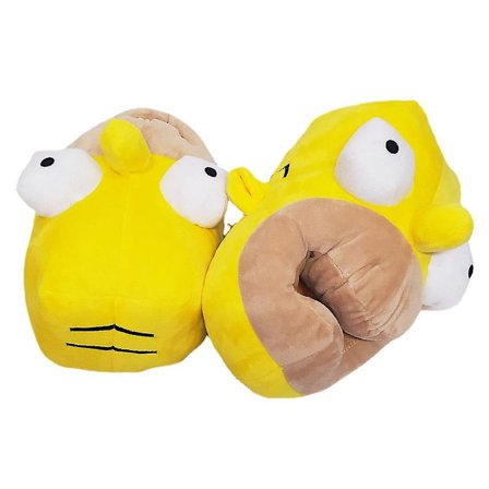 The Simpsons Varm Vinter Inomhus Kul Plyschtofflor 1 Styck