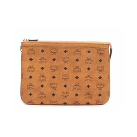 MCM Pre-owned, Pre-owned Tote Bags Bruin, unisex, Maat:ONE Size