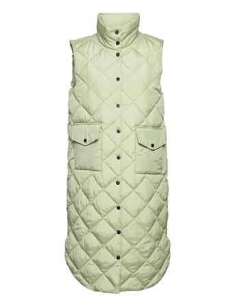 Fqolga-Wa Vests Quilted Vests Vihreä FREE/QUENT