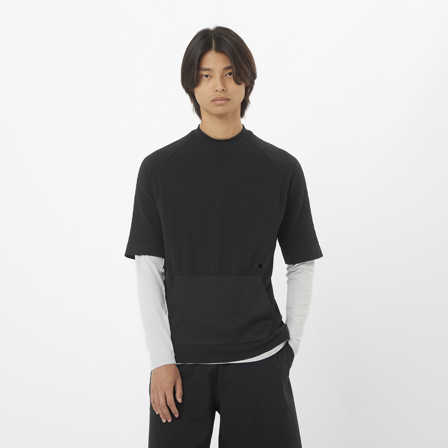 Salomon - Top strati di base Cifer Seamless Evo Tee - Deep Black