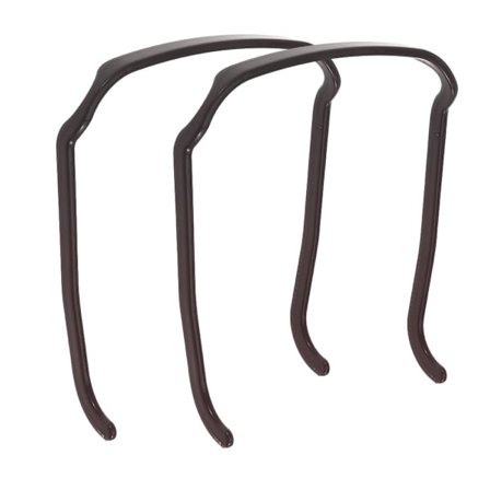 2 stk Usynlige Hårbånd Tykt Krøllet Hårbånd BRUN