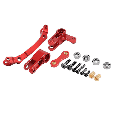 Metal Styrestyr & Styrestang Til Arrma 1/8 Infraction Mega / 3s Rc Bil Dele, rød