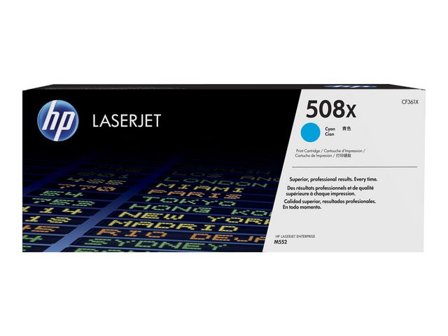 HP Toner CF361X 508X 9,5K Cyan - Lyreco - Toner och bläck - Tonerkassetter - Toner HP