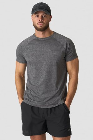 ICANIWILL - Training Mesh T-shirt Men Cloudy Grey - Heren - sportkleding van ICIW
