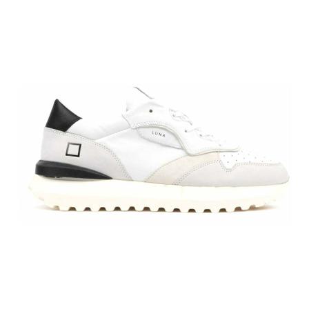 D.a.t.e. Luna sneakers in white nabuk , Wit , Heren , Maat: 44 EU