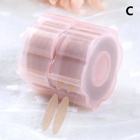 Dobbelt Øjenlågs Tape Fold Selvklæbende Klistermærker S/L 600 stk. Store Øjne Makeup Øjenlågs Klistermærker Makeup Beige Usynligt Værktøj