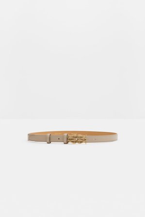 Malina - Monogram belt - 85 - Light Taupe