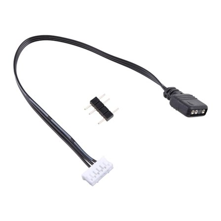 För Coolmoon Fan Controller Adapter Kabel Liten 4Pin/6Pin till 5V ARGB 3Pin Converter Kabel 4pin/6Pin Controller Adapter