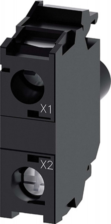 Siemens 3SU14 LED-modul blå lampe, skruetilkobling, Elfordeling & strømforsyning