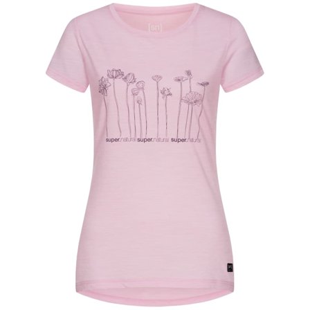 Super.natural Women's Lotus Tee Women short-sleeved sweaters Pink XL