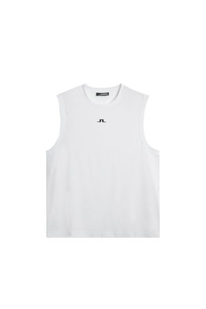 J.Lindeberg - Jack Sleeveless Tee - White - Man - XXL