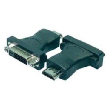 LogiLink HDMI Adapter, HDMI male - DVI-D female, (