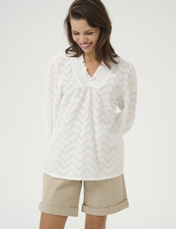 Kaffe Kavictoria Blouse - White - 44