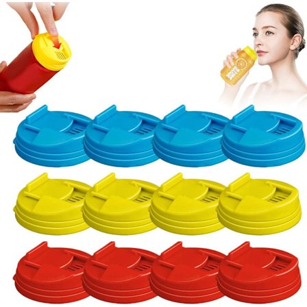 Sodavandslåg, Opgraderede dåselåg til sodavand Cola-dåselåg, Genanvendelige plastiklåg Runde beskyttere