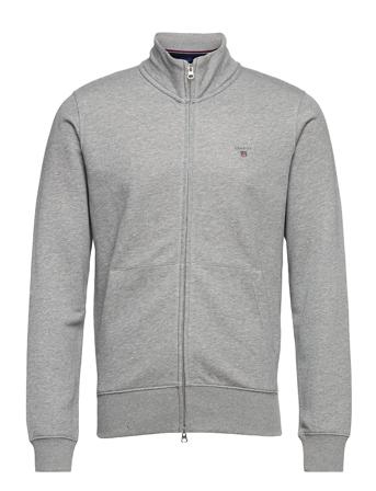 Original Full Zip Cardigan Sweatshirt Trøje Grå GANT
