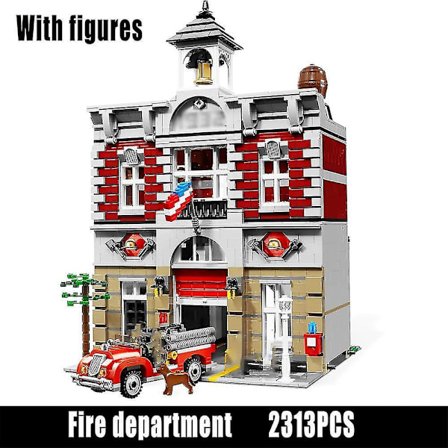 Palace Cinema City Streetview Modulære Byggeklodser med 6 Figurer Kompatible 10232 Legetøj Fødselsdags Julegave 2313 stk