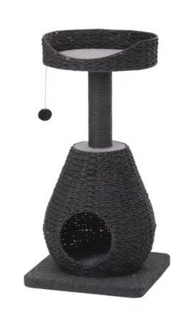 Trend Elegance Kattemøbel, Svart - 89cm