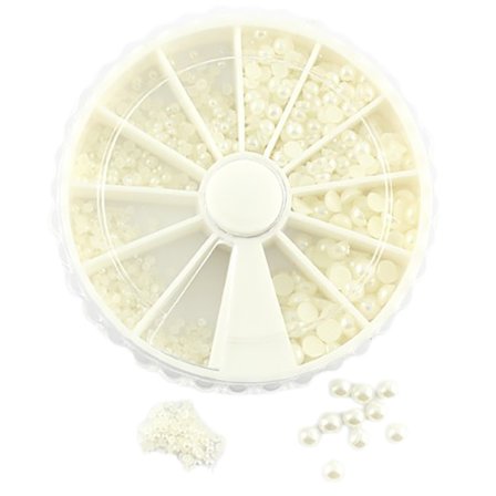 Rhinestone Vit 4 storlekar