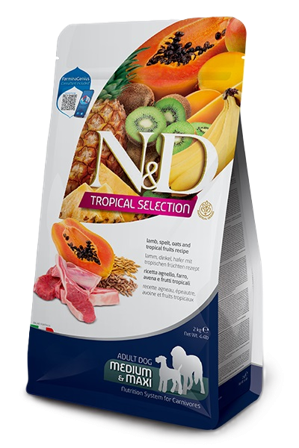 Farmina - Dog N&D Tropical Selection Lamb Adult Med/ Max 10 kg - Hund - Hundefôr & hundemat - Tørrfôr for hund - ZOO.no