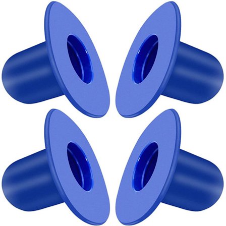 4 stk. bassengplugger, blå basseng-erstatningsplugger, bassengforseglingspumpe, bassengplugg for over bakken-bassenger