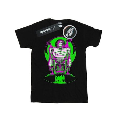 Ready Player One Boys Neon Iron Giant T-Shirt 5-6 år Svart