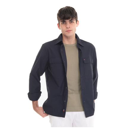 Tommy Hilfiger, Over-size shirt Niebieski, Mężczyzna, Rozmiar: M