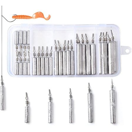 Fiskevikter Fiske Drop Shot Vikter Flera Storlekar Fiskevikter Dropshot Blyset Med Låda Fisketillbehör