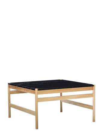 Hübsch Raw Coffee Table Black/Natural - Black - ONE SIZE