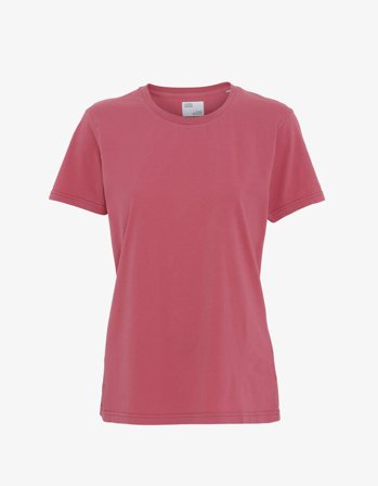 Women Light Organic Tee - Raspberry Pink - L