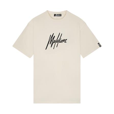 Malelions Men Essentials Regular T-Shirt , Wit , Heren , Maat: XL