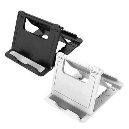2 stk. bærbar iPhone-stativ, universel multivinkel telefonholderstativ, P
