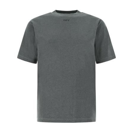Off White, T-Shirts Grijs, Dames, Maat:M