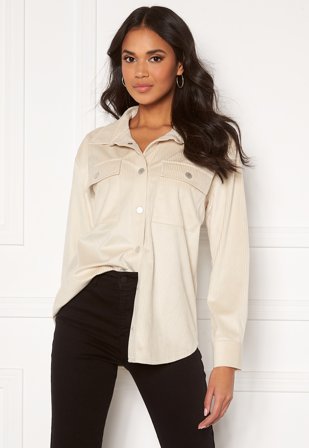 BUBBLEROOM Jila oversized shirt Offwhite Klær