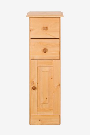 Loft24 - Kylpyhuoneen kaappi Cornelia CupBoard, 1 ovi - Ruskea - Kylpyhuoneen kalusteet - - Homeroom