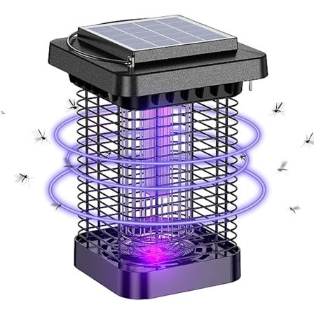 1 st Myggdödande lampa, 360° Elektrisk lampa, USB och