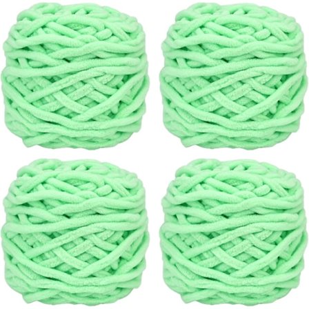 Stickgarn 4xStickgarn för Virkning, Mjuk Chunky Garn för Garnprojekt